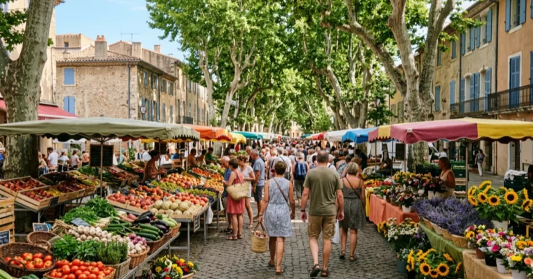 Le marché du cours Lafayette à Toulon, étals provençaux