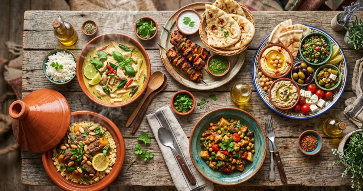 Plats de cuisines du monde servis à La Seyne-sur-Mer